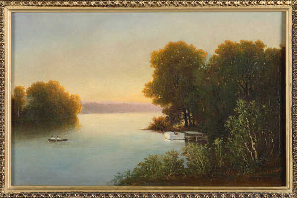 Атрыганьев Николай Алексеевич. Вид на реку